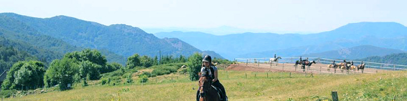 Equitation dans la montagne ardéchoise